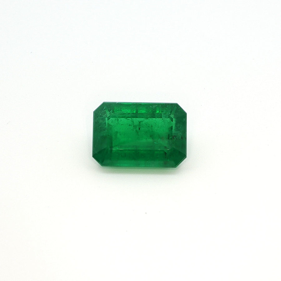 Octagonal Green Emerald 5.07ct loose gemstone