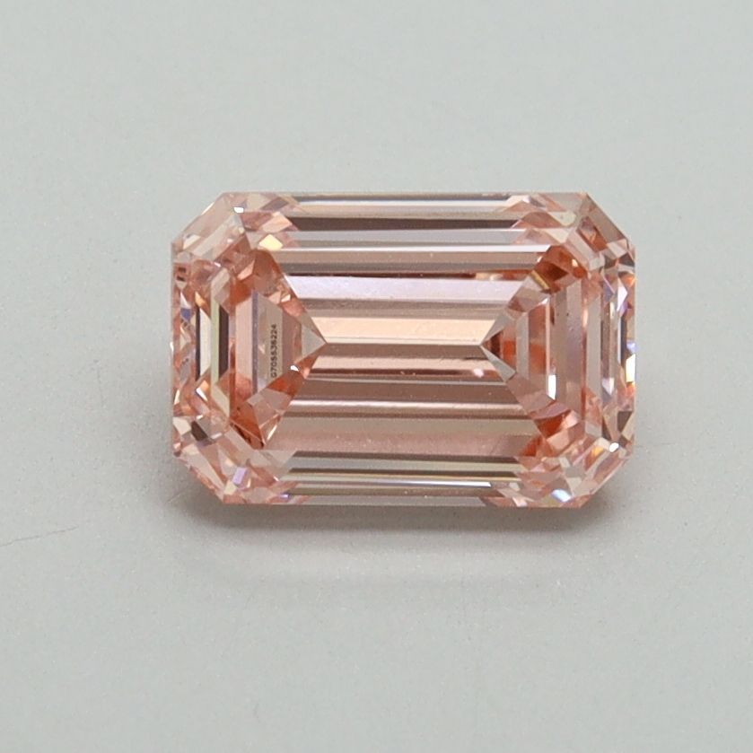 Emerald Fancy Intense Pink Lab-grown Diamond 1.08ct VS1 loose diamond