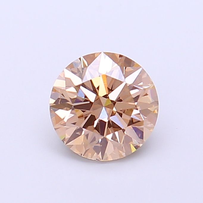 Round Fancy Light Brown Lab-grown Diamond 1.06ct VVS2 loose diamond