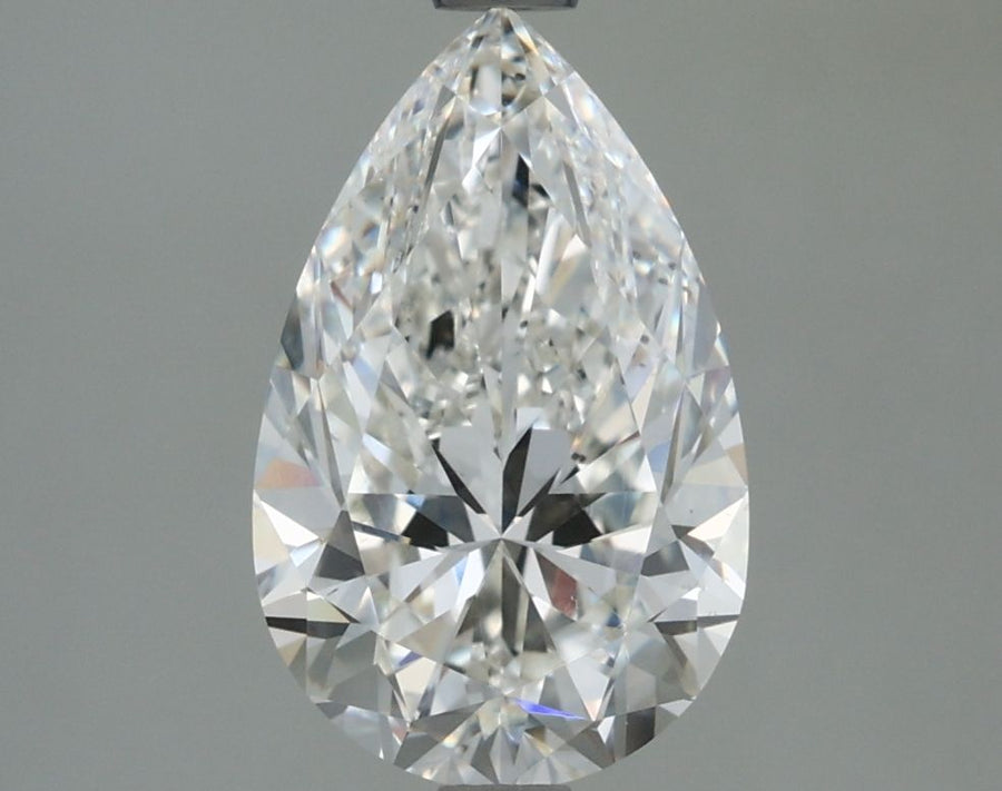 Pear Natural Diamond 2.01ct H VS2