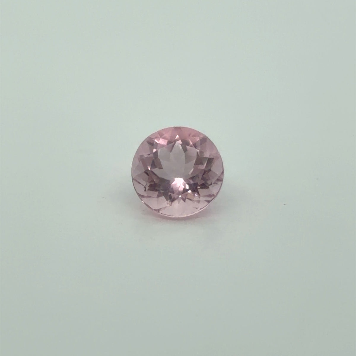 Round Pink Morganite 2.64ct loose gemstone