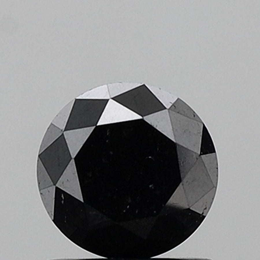 Round Black Natural Diamond 1.26ct VVS2 loose diamond