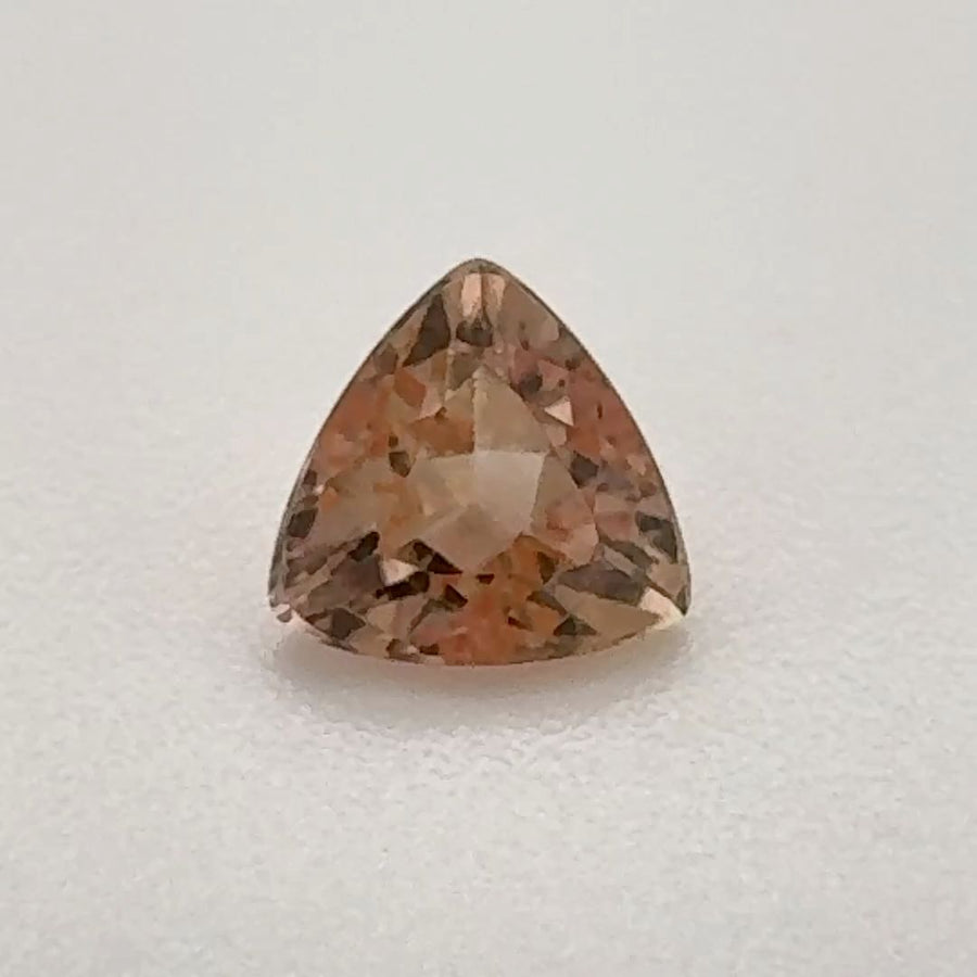Trilliant Orange Topaz 0.535ct loose gemstone