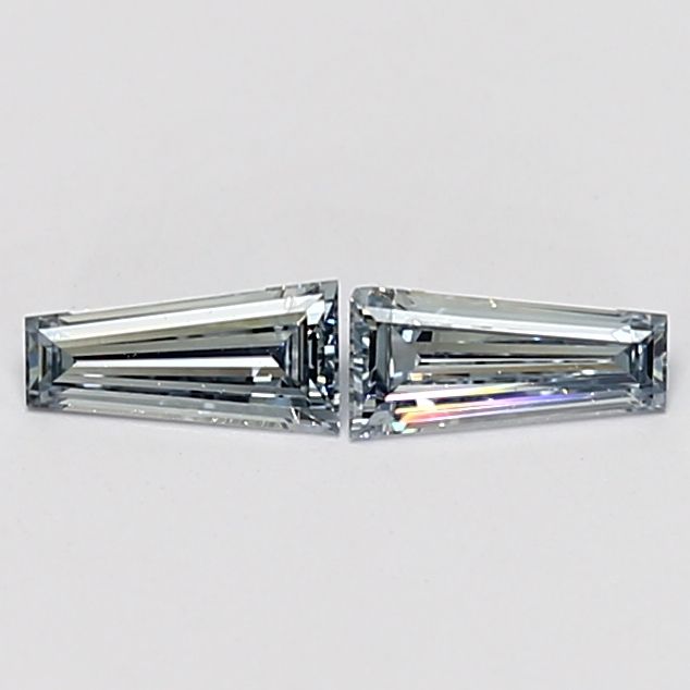 Tapered Baguette Fancy Blue Natural Diamond 0.17ct VS1 loose diamond