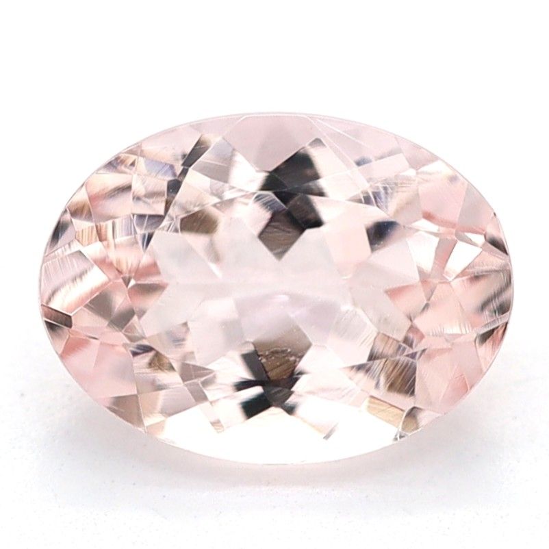 Oval Pink Morganite 0.7ct loose gemstone