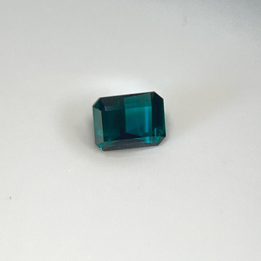 Emerald Blue Tourmaline 0.9ct loose gemstone