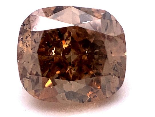 Cushion Champagne Natural Diamond 2.16ct I1 loose diamond