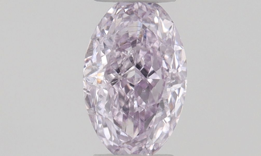 Oval Fancy Pink Purple Natural Diamond 0.16ct SI2 loose diamond