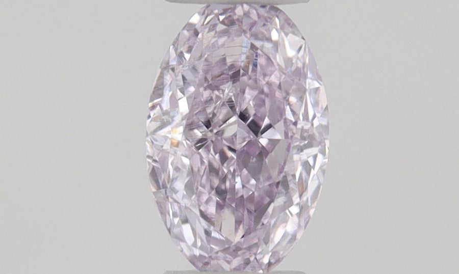 Oval Fancy Pink Purple Natural Diamond 0.16ct SI2 loose diamond