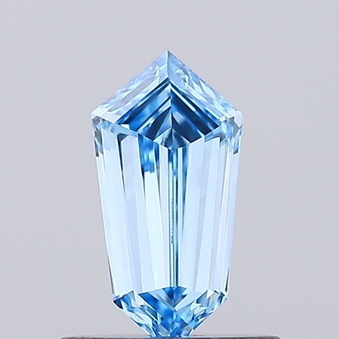 Shield Fancy Vivid Blue Lab-grown Diamond 0.57ct VVS2 loose diamond