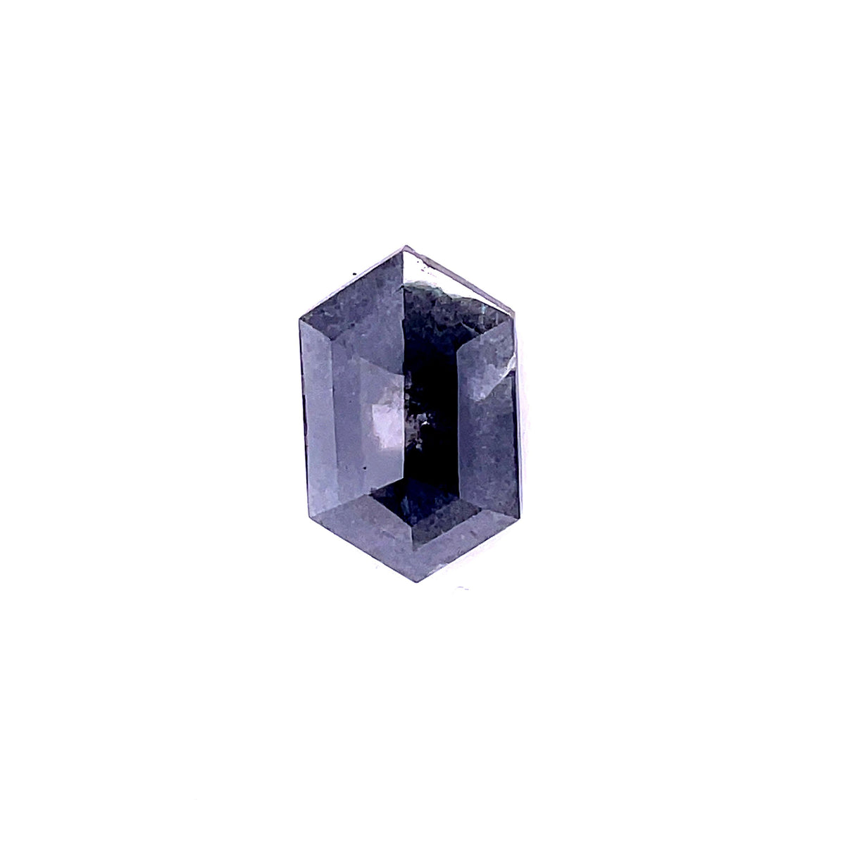 Hexagonal Salt And Pepper Natural Diamond 3.62ct loose diamond