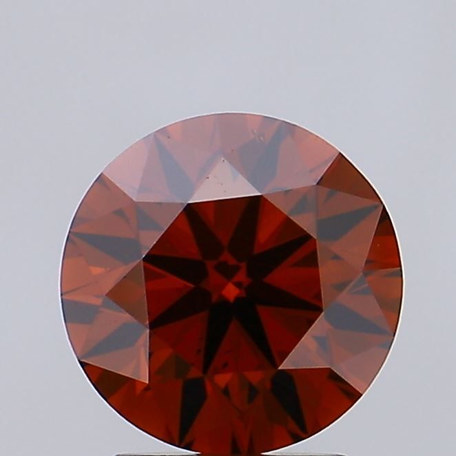 Round Fancy Deep Orange Lab-grown Diamond 1.93ct VS2 loose diamond