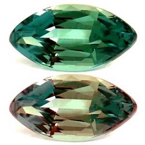 Marquise Green Alexandrite 0.1ct loose gemstone