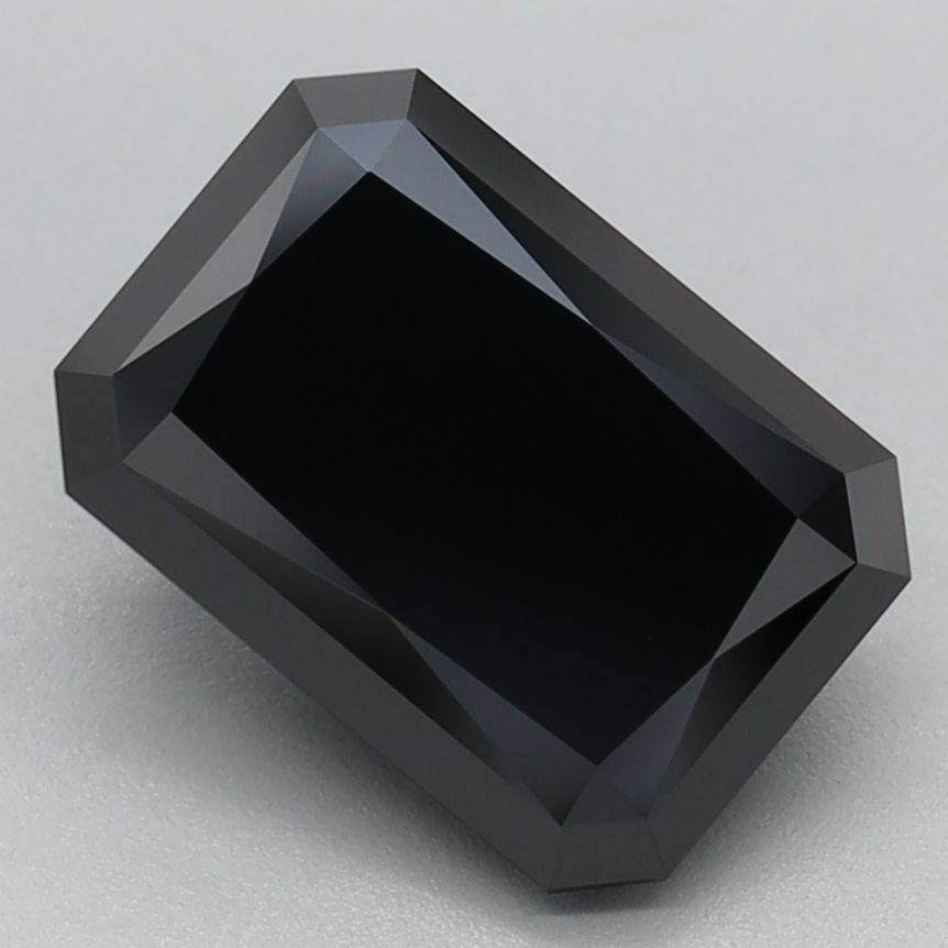 Radiant Fancy Black Lab-grown Diamond 2.05ct loose diamond