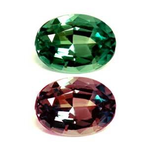 Oval Green Alexandrite 0.25ct loose gemstone