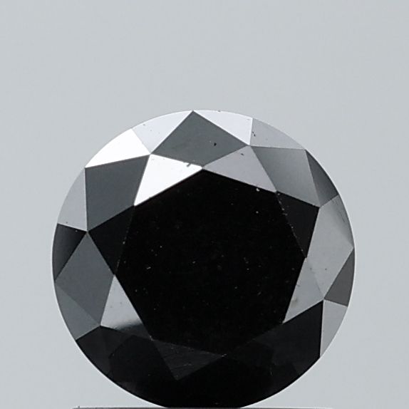 Round Fancy Black Natural Diamond 2.72ct VS1 loose diamond