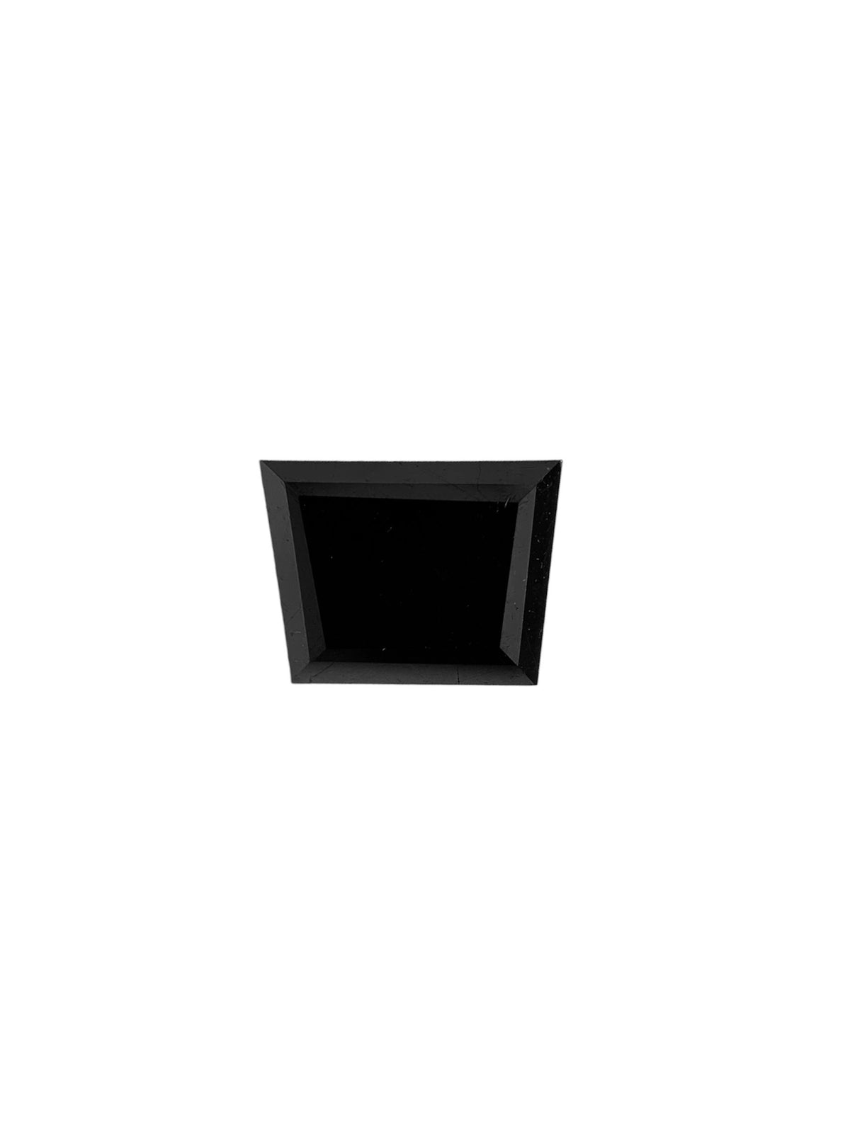 Trapezoid Fancy Black Natural Diamond 1.62ct VVS2 loose diamond
