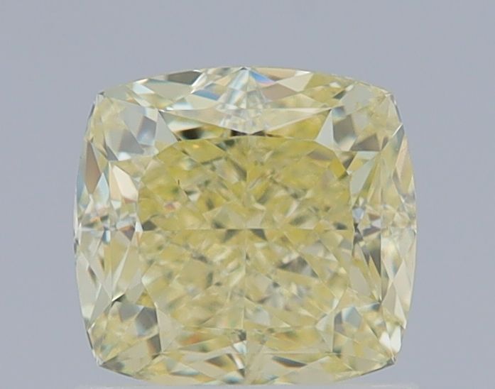 Cushion Fancy Light Yellow Natural Diamond 1.22ct VS2 loose diamond