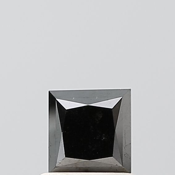 Princess Black Natural Diamond 0.74ct VS1 loose diamond
