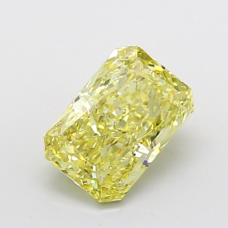 Radiant Fancy Intense Yellow Lab-grown Diamond 3.2ct VS1 loose diamond