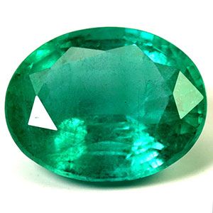 Oval Green Emerald 3.38ct loose gemstone