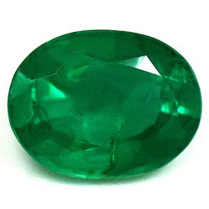 Oval Green Emerald 3.46ct loose gemstone