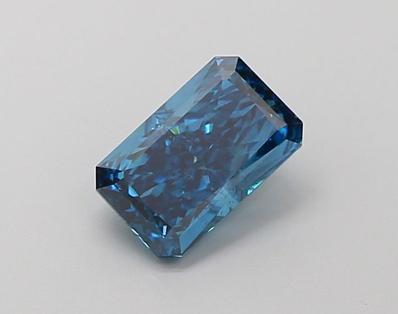 Radiant Fancy Vivid Blue Lab-grown Diamond 1.24ct SI1 loose diamond