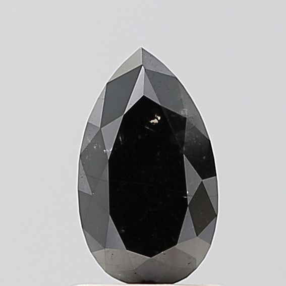 Pear Black Natural Diamond 1.17ct VS2 loose diamond