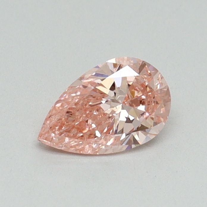 Pear Fancy Intense Pink Lab-grown Diamond 0.4ct SI2 loose diamond