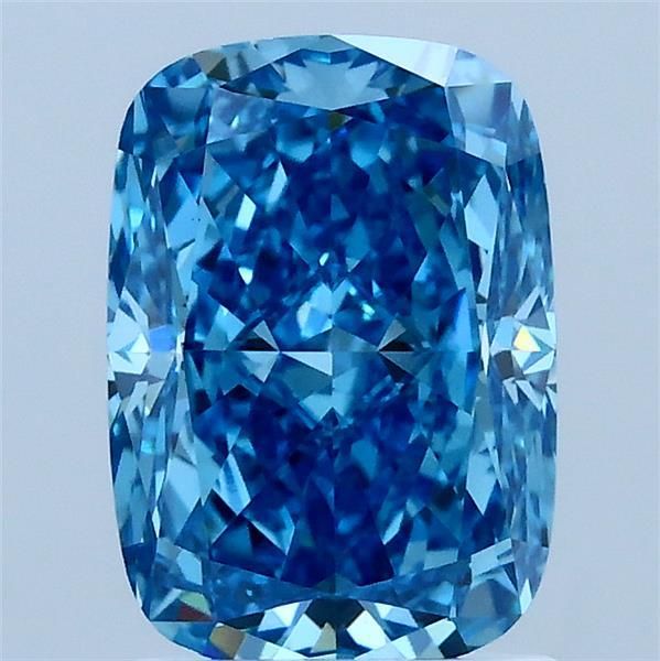 Cushion Fancy Vivid Blue Lab-grown Diamond 2.01ct VS1 loose diamond
