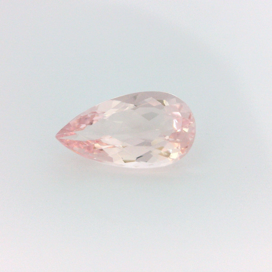 Pear Pink Morganite 2.9ct loose gemstone