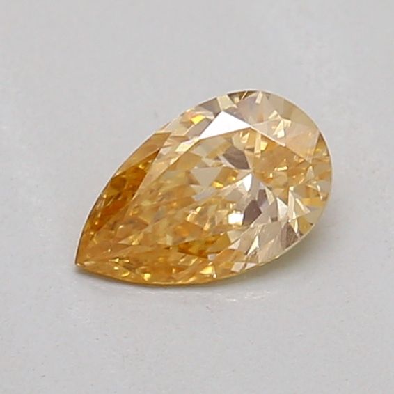Pear Fancy Intense Brownish Yellow Lab-grown Diamond 0.21ct VS1 loose diamond