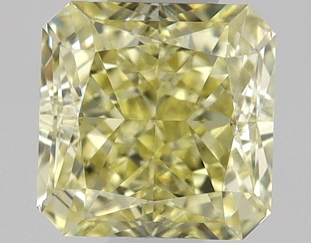 Square Radiant Fancy Yellow Natural Diamond 0.5ct VVS1 loose diamond