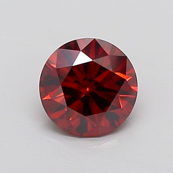Round Fancy Deep Orange Lab-grown Diamond 1.21ct SI1 loose diamond