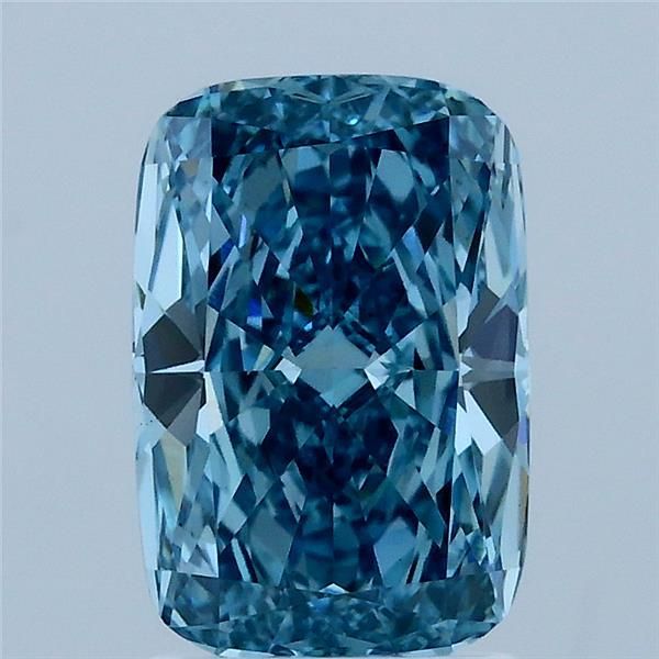 Cushion Fancy Vivid Blue Lab-grown Diamond 2.02ct VS1 loose diamond