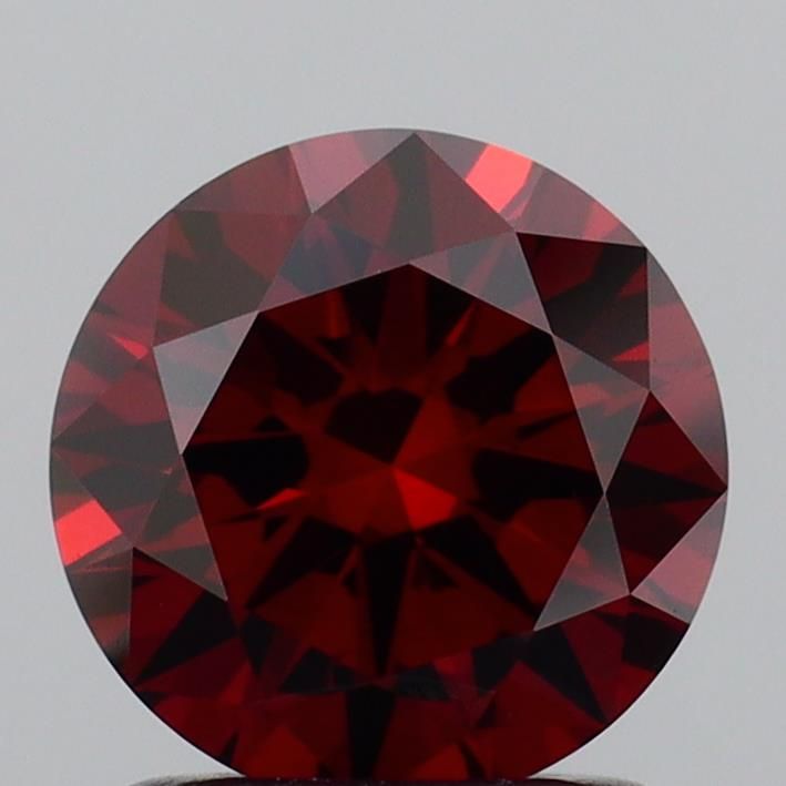 Round Fancy Deep Orangey Brown Lab-grown Diamond 1.34ct SI1 loose diamond