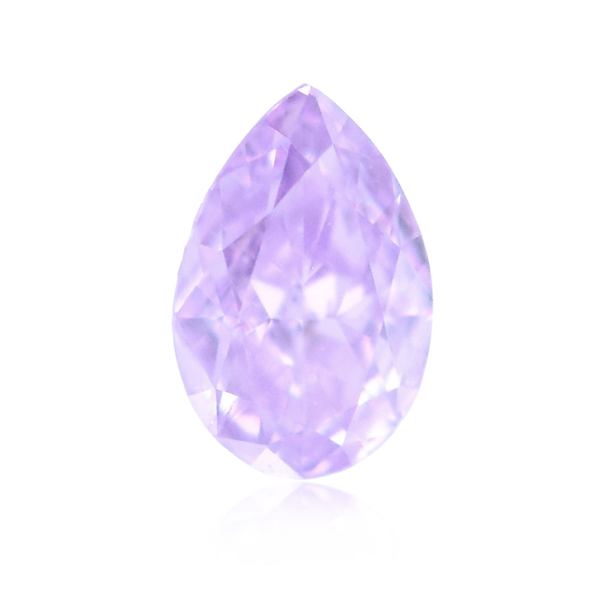 Pear Fancy Intense Pinkish Purple Natural Diamond 0.16ct SI2 loose diamond
