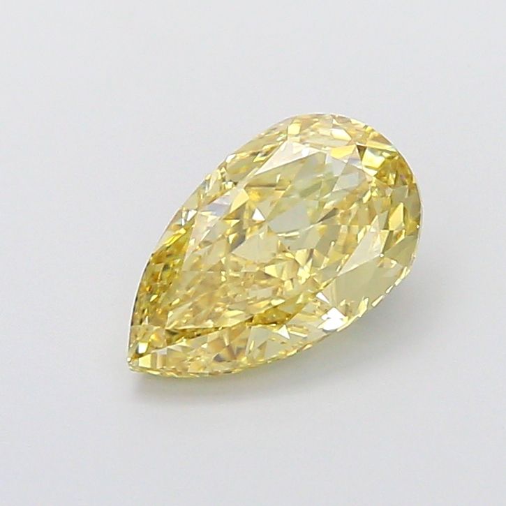Pear Fancy Intense Yellow Lab-grown Diamond 3.06ct VS1 loose diamond