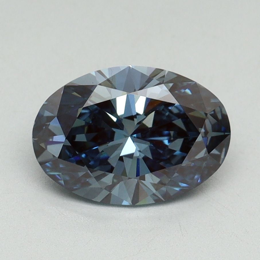 Oval Fancy Vivid Blue Lab-grown Diamond 1.5ct VS2 loose diamond