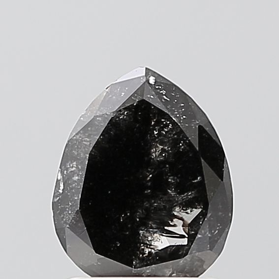 Pear Salt And Pepper Natural Diamond 1ct VVS2 loose diamond