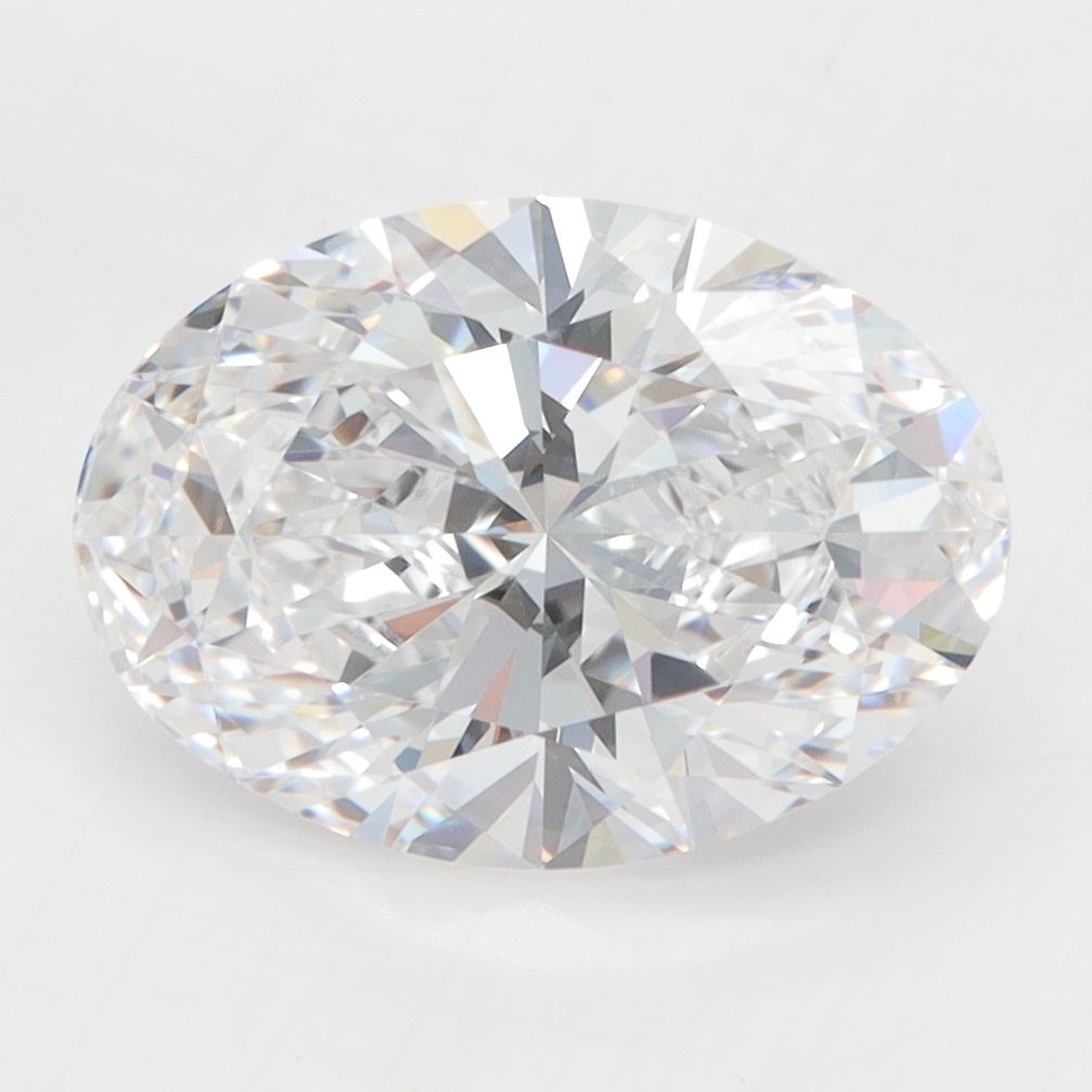 Oval Lab-Grown Diamond 3.44ct D VVS1