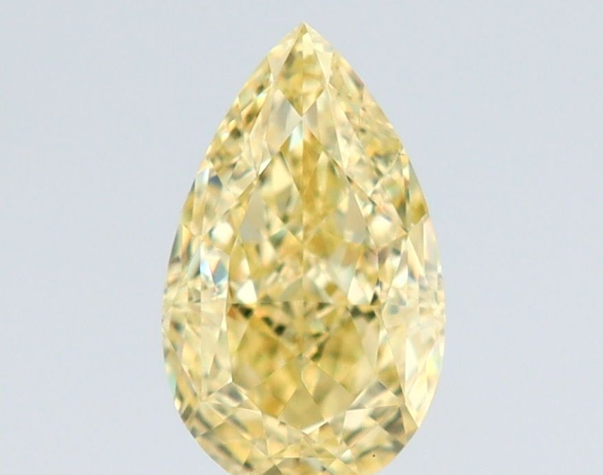 Pear Fancy Yellow Natural Diamond 0.64ct VS2 loose diamond