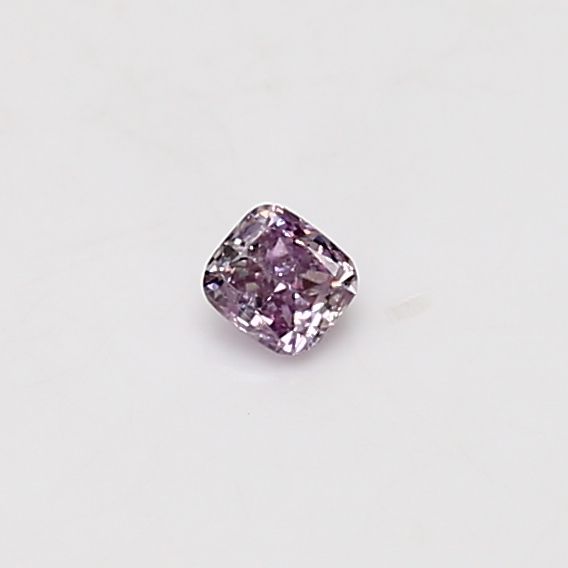 Cushion Fancy Pink Purple Natural Diamond 0.09ct loose diamond