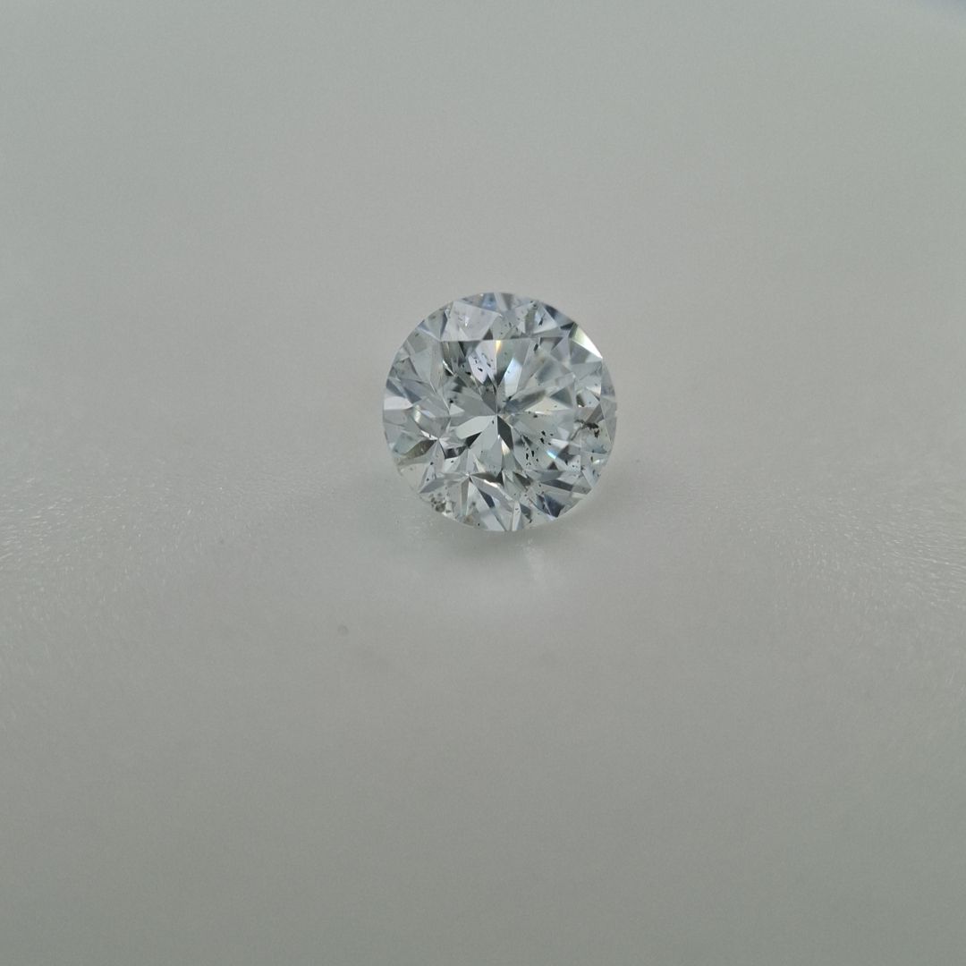 Round Fancy Blue Natural Diamond 0.96ct SI2 loose diamond