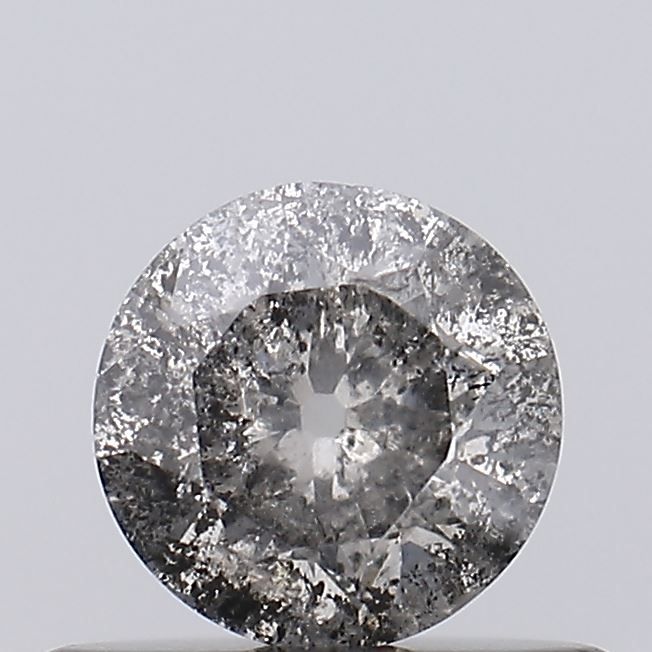 European Cut Salt And Pepper Natural Diamond 0.46ct I3 loose diamond