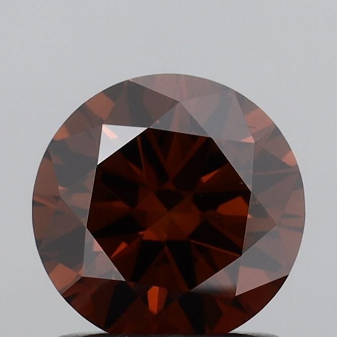Round Fancy Deep Orange Lab-grown Diamond 1.02ct VS2 loose diamond