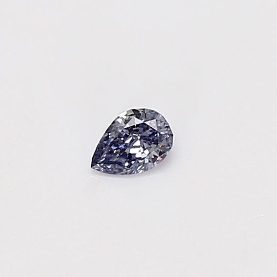 Pear Fancy Grayish Blue Natural Diamond 0.07ct loose diamond