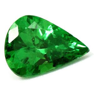 Pear Green Garnet 0.99ct loose gemstone
