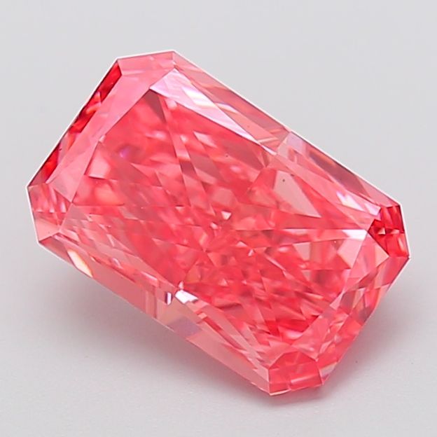 Radiant Fancy Vivid Red Lab-grown Diamond 3.05ct VS1 loose diamond