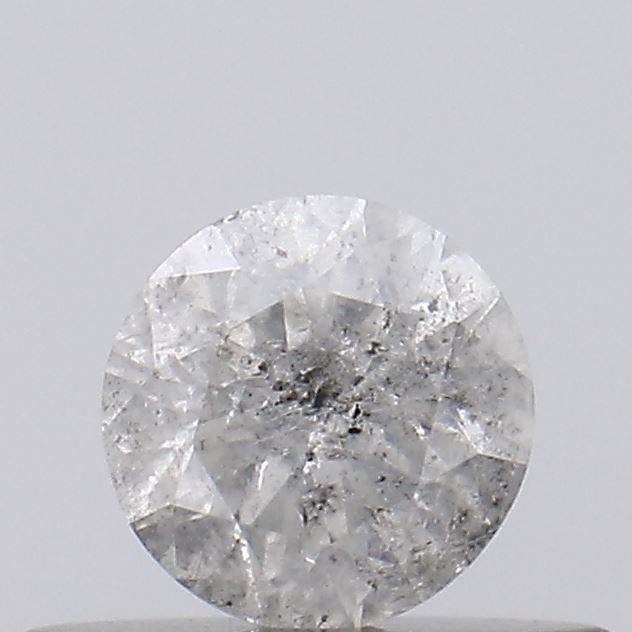 Round Salt And Pepper Natural Diamond 0.3ct I3 loose diamond